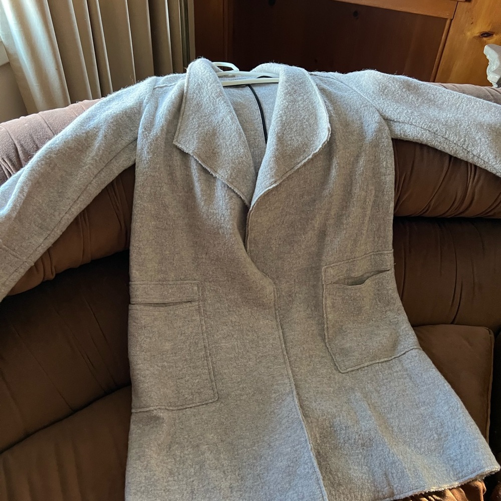 Zara Boiled Wool Coat